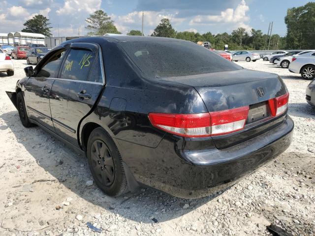 1HGCM56343A098630 - 2003 HONDA ACCORD LX BLACK photo 3