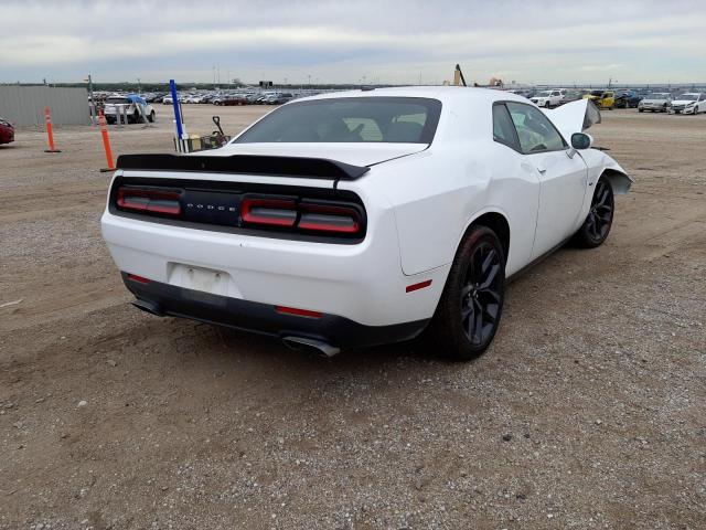 2C3CDZBTXKH655332 - 2019 DODGE CHALLENGER WHITE photo 4