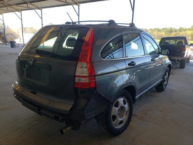 3CZRE3H38AG703460 - 2010 HONDA CR-V LX GRAY photo 4