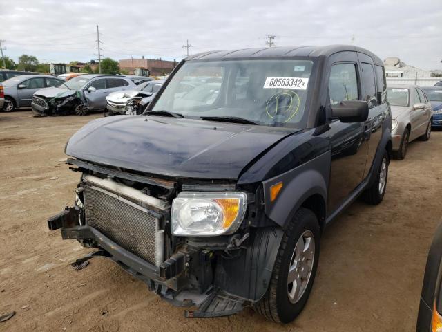 5J6YH28514L030453 - 2004 HONDA ELEMENT BLACK photo 2