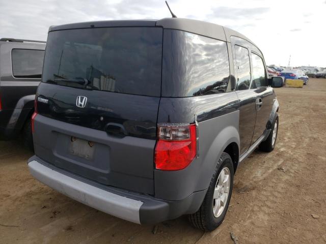 5J6YH28514L030453 - 2004 HONDA ELEMENT BLACK photo 4