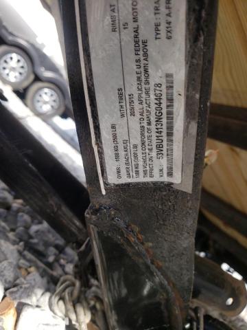 53VBU1413NG044678 - 2022 UTILITY TRAILER BLACK photo 10