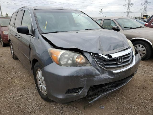 5FNRL3H74AB099720 - 2010 HONDA ODYSSEY EX GRAY photo 1