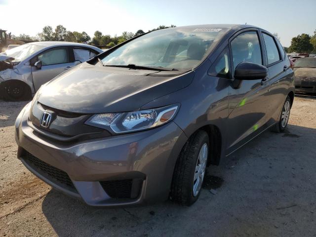 3HGGK5H54FM760476 - 2015 HONDA FIT LX GRAY photo 2