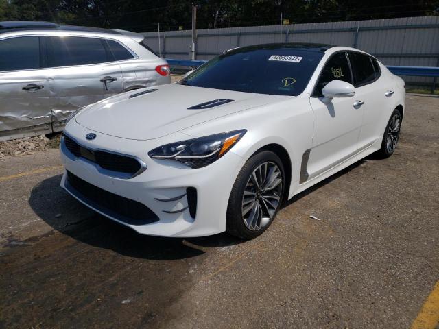 KNAE25LA9K6050894 - 2019 KIA STINGER PR WHITE photo 2