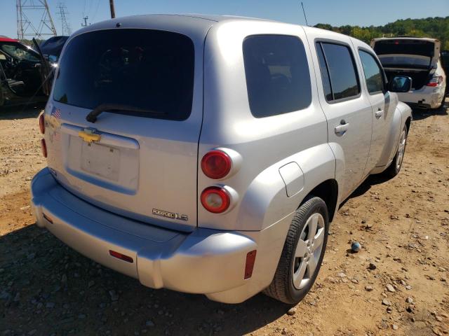 3GNCA13B39S622845 - 2009 CHEVROLET HHR LS SILVER photo 4