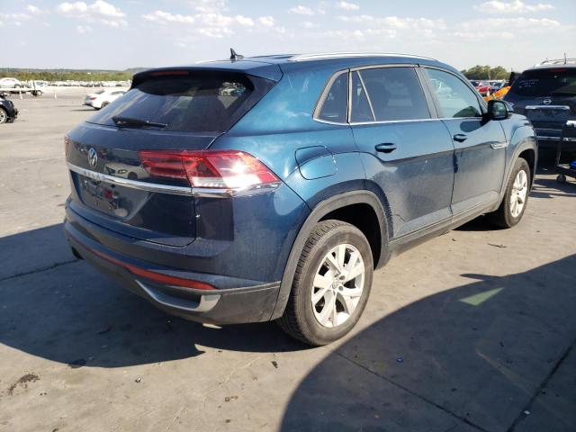 1V2AC2CA2MC200800 - 2021 VOLKSWAGEN ATLAS CROS Синий фото 4