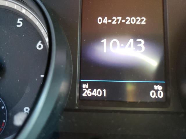 1V2AC2CA2MC200800 - 2021 VOLKSWAGEN ATLAS CROS Синий фото 8