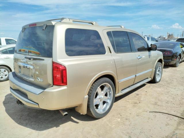 5N3AA08C16N803866 - 2006 INFINITI QX56 BEIGE photo 4