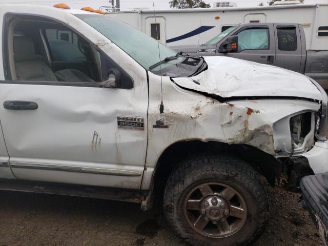 3D7MX38A67G819473 - 2007 DODGE RAM 3500 S WHITE photo 9