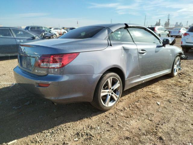 JTHFF2C22E2530126 - 2014 LEXUS IS 250 GRAY photo 4