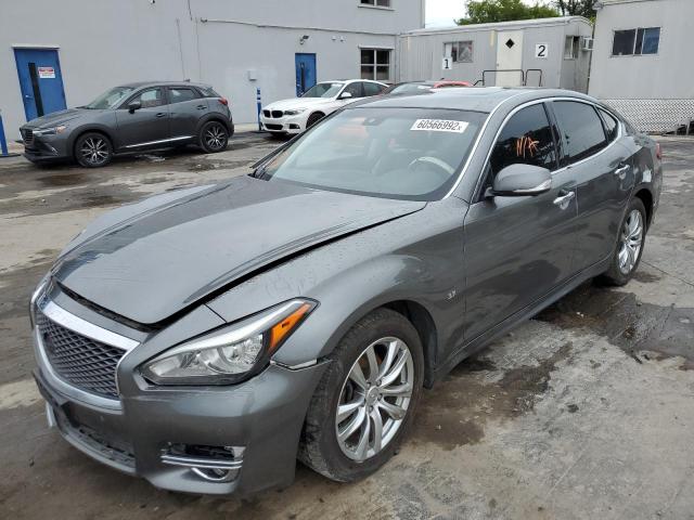 JN1BY1AP2HM740854 - 2017 INFINITI Q70 3.7 GRAY photo 2