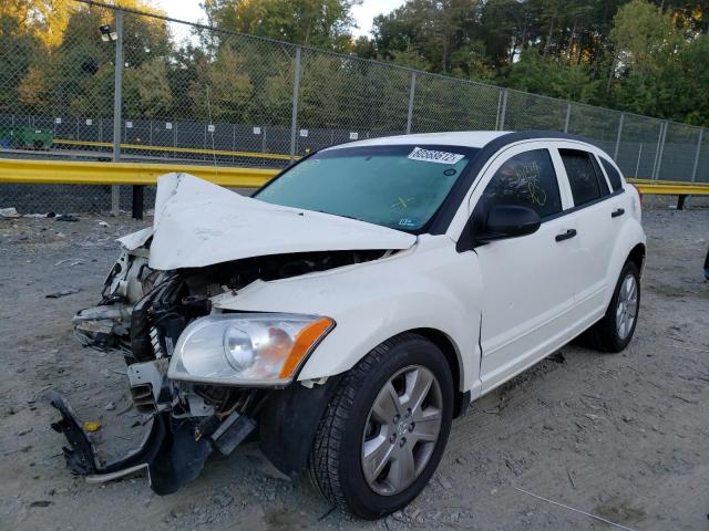 1B3HB48B47D345966 - 2007 DODGE CALIBER SX WHITE photo 2