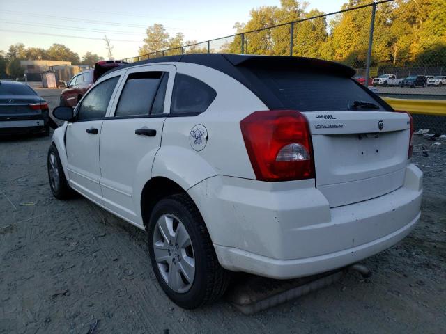 1B3HB48B47D345966 - 2007 DODGE CALIBER SX WHITE photo 3