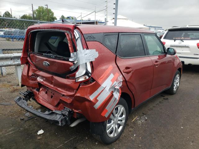 KNDJ23AU6L7106563 - 2020 KIA SOUL LX BURGUNDY photo 4