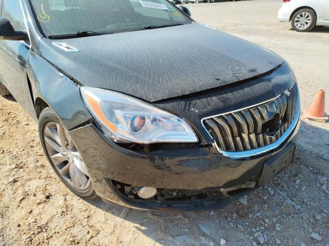 2G4GK5EX6F9173978 - 2015 BUICK REGAL BLACK photo 9