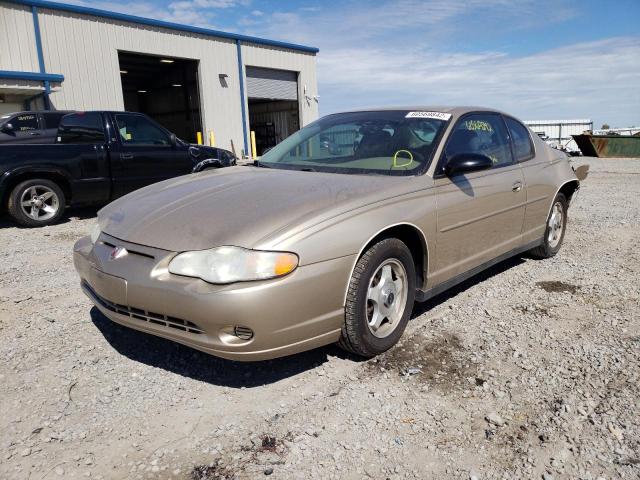 2G1WW12E949446434 - 2004 CHEVROLET MONTE CARL 棕色 照片 2