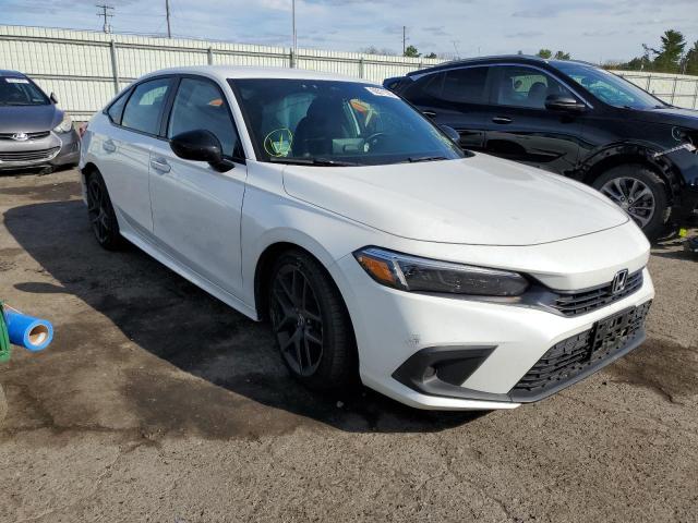 2HGFE2F57NH501353 - 2022 HONDA CIVIC SPOR WHITE photo 1