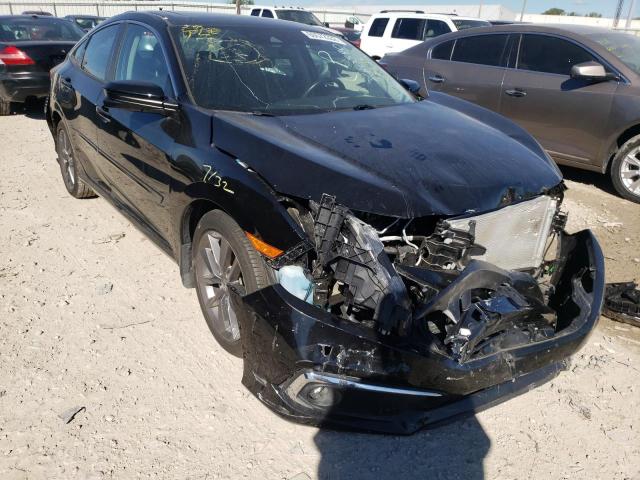 2HGFC1F74LH680580 - 2020 HONDA CIVIC EXL Czarny zdjęcie 1