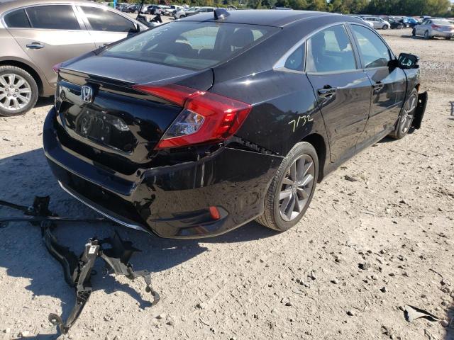 2HGFC1F74LH680580 - 2020 HONDA CIVIC EXL Czarny zdjęcie 4