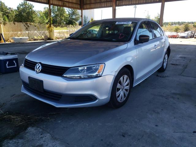 3VW2K7AJ8EM251577 - 2014 VOLKSWAGEN JETTA BASE 银色 照片 2