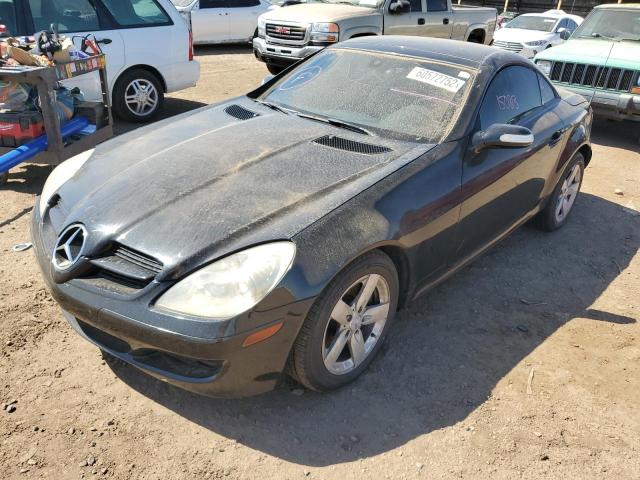 WDBWK54F26F098596 - 2006 MERCEDES-BENZ SLK 280 BLACK photo 2