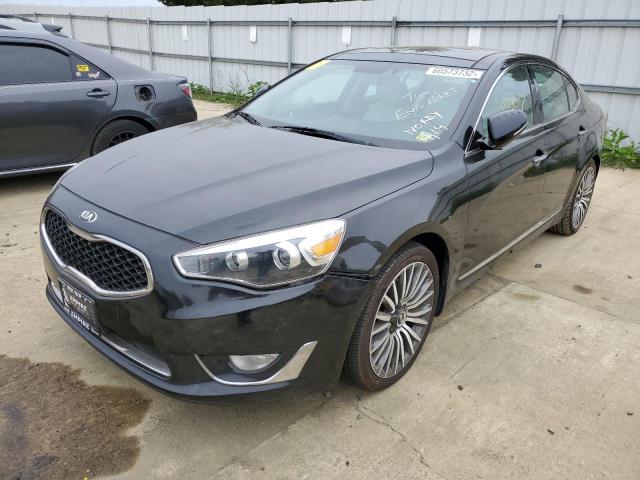 KNALN4D70E5132471 - 2014 KIA CADENZA PR BLACK photo 2