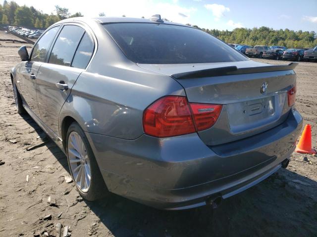 WBAPL5C5XBA918861 - 2011 BMW 335 XI GRAY photo 3