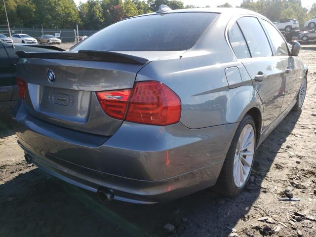 WBAPL5C5XBA918861 - 2011 BMW 335 XI GRAY photo 4