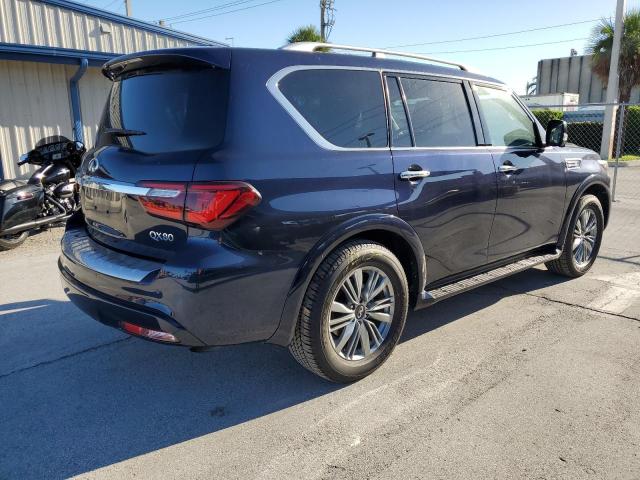 JN8AZ2AFXM9719867 - 2021 INFINITI QX80 LUXE BLUE photo 3