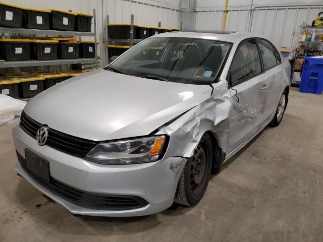3VW2K7AJ7CM382268 - 2012 VOLKSWAGEN JETTA BASE 银色 照片 2