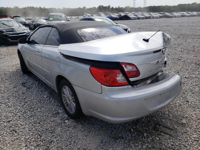 1C3LC45K18N676238 - 2008 CHRYSLER SEBRING GRAY photo 3