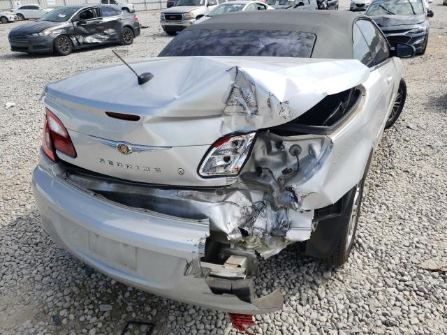 1C3LC45K18N676238 - 2008 CHRYSLER SEBRING GRAY photo 9