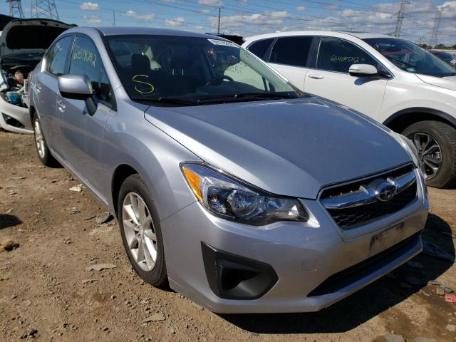 JF1GJAC68EH007035 - 2014 SUBARU IMPREZA PR SILVER photo 1