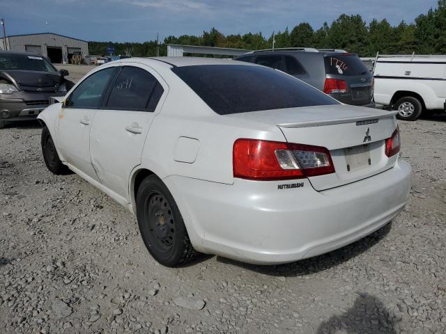 4A32B2FF1BE014891 - 2011 MITSUBISHI GALANT FE WHITE photo 3