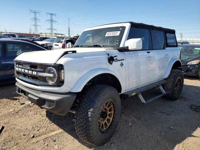 1FMDE5BHXMLA80023 - 2021 FORD BRONCO BAS WHITE photo 2