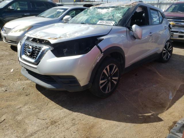 3N1CP5CU4KL544661 - 2019 NISSAN KICKS S SILVER photo 2