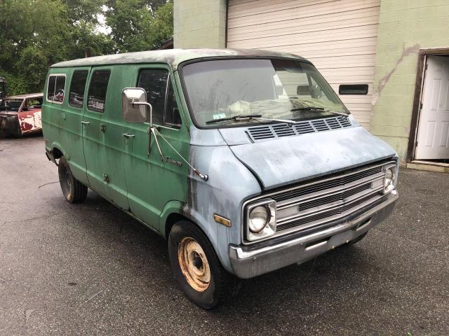 B21BE6X138030 - 1976 DODGE TRDSMNVAN GREEN photo 1