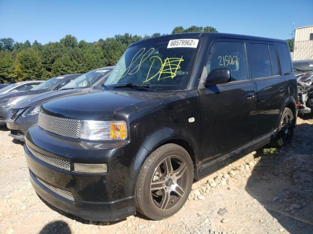 JTLKT324564120738 - 2006 TOYOTA SCION XB BLACK photo 2