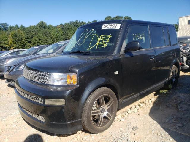 JTLKT324564120738 - 2006 TOYOTA SCION XB BLACK photo 2