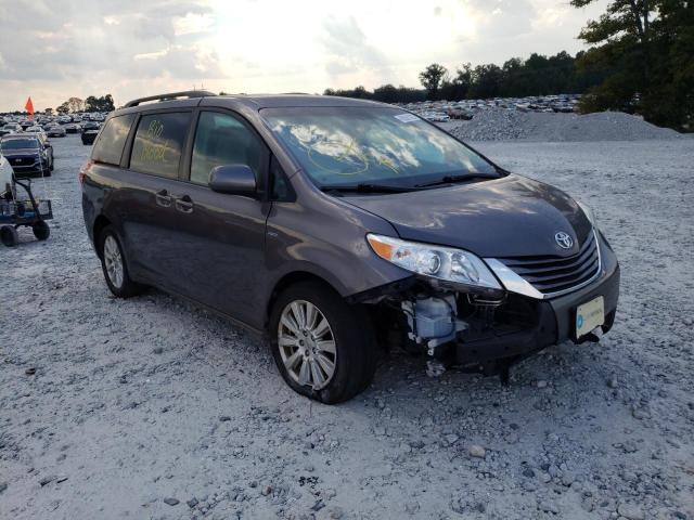 5TDJZ3DCXHS151050 - 2017 TOYOTA SIENNA LE GRAY photo 1