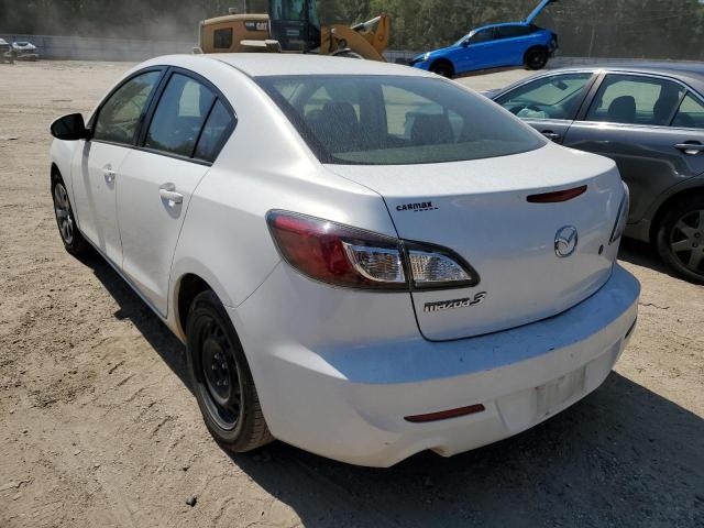 JM1BL1TF7D1848334 - 2013 MAZDA 3 I WHITE photo 3