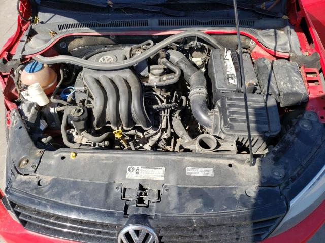 3VW2K7AJXEM364060 - 2014 VOLKSWAGEN JETTA BASE RED photo 7