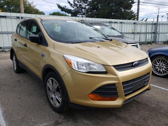 1FMCU0F7XEUD64315 - 2014 FORD ESCAPE S GOLD photo 1