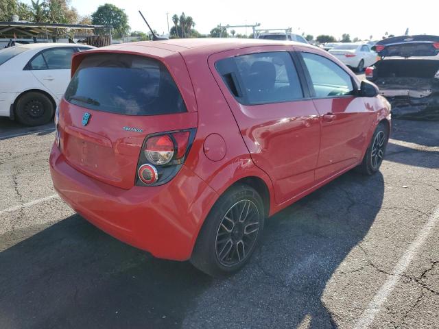 1G1JA6SG8D4190748 - 2013 CHEVROLET SONIC LS RED photo 4