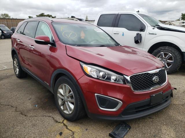 5XYPGDA5XHG212812 - 2017 KIA SORENTO LX RED photo 1