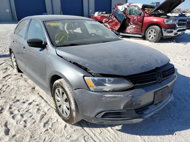 3VW2K7AJ8EM254396 - 2014 VOLKSWAGEN JETTA BASE 灰色 照片 1