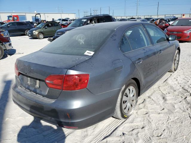 3VW2K7AJ8EM254396 - 2014 VOLKSWAGEN JETTA BASE 灰色 照片 4