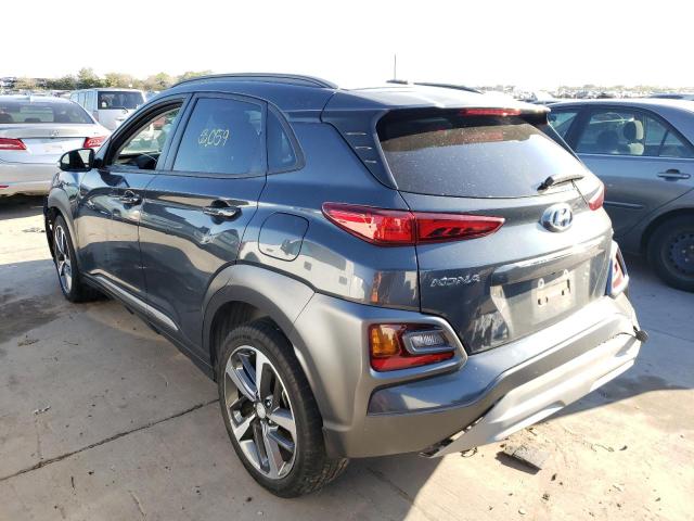 KM8K33A54JU099763 - 2018 HYUNDAI KONA LIMIT CHARCOAL photo 3