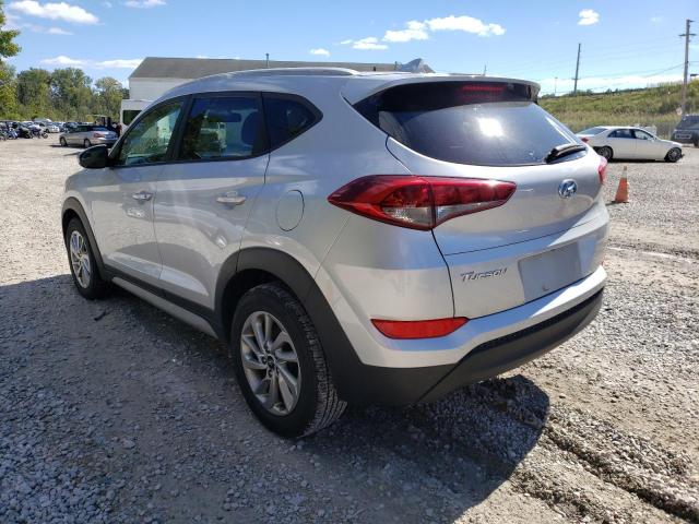 KM8J33A45JU662693 - 2018 HYUNDAI TUCSON SEL SILVER photo 3